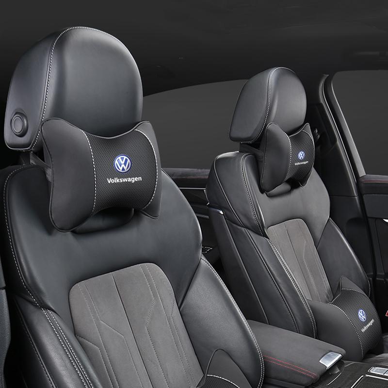 2026 Hett För Volkswagen VW 1 st Bil Nacke Huvudstöd Kudde Säte Mjuk Kudde För VW GTI Atlas Jetta Touareg Variant Golf Polo