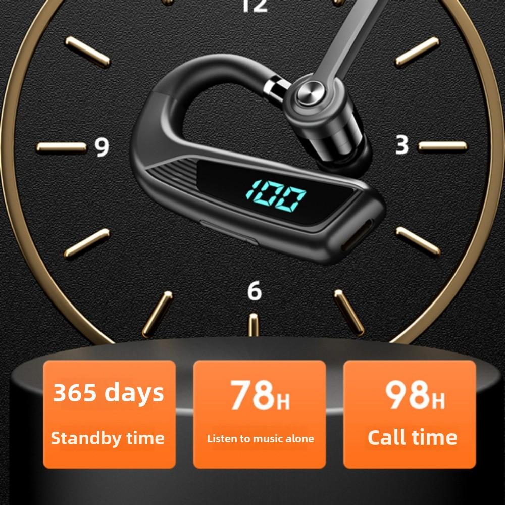 Bluetooth Headset New Business Model Sports Driving Upgrade Digital Display Upgrade Rotary Model