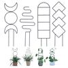 Supporto Piante Riutilizzabile Modellatura Fiori Supporto Edera Nessuna Deformazione Acciaio Inossidabile Piante Rampicanti Antiscivolo Piante Rampicanti Robusto Piante Pali di Supporto per Piante