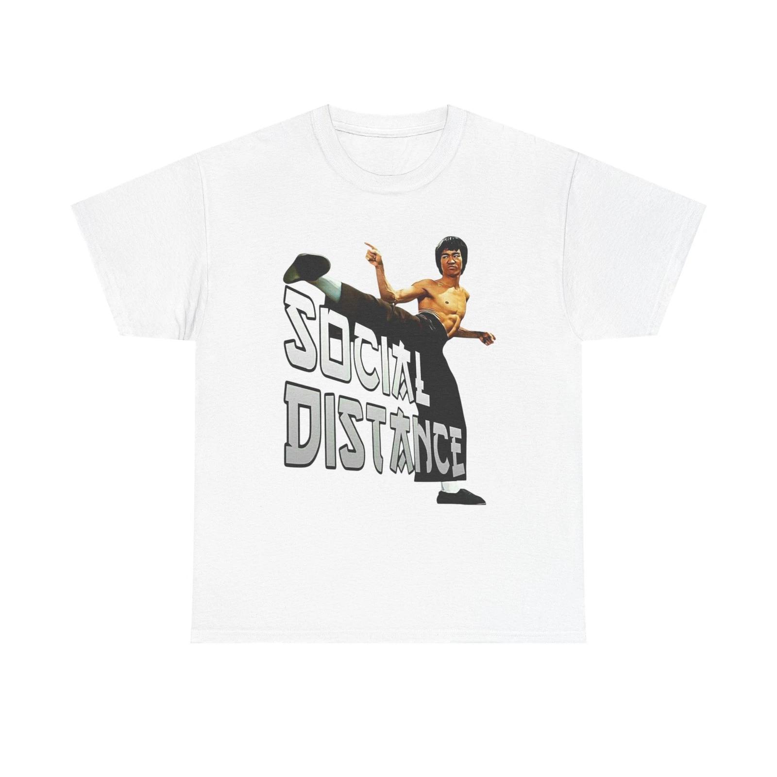 Men s and Women s T-shirts Social Distance Graphic L