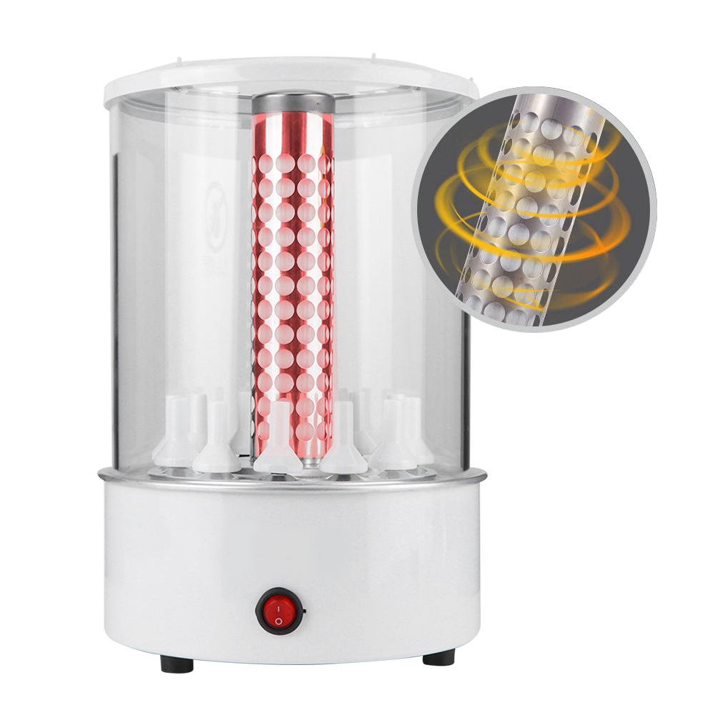 Electric Barbecue Grill Household Infrared Fast Rotating Oven with AntiScald Gloves  (White )