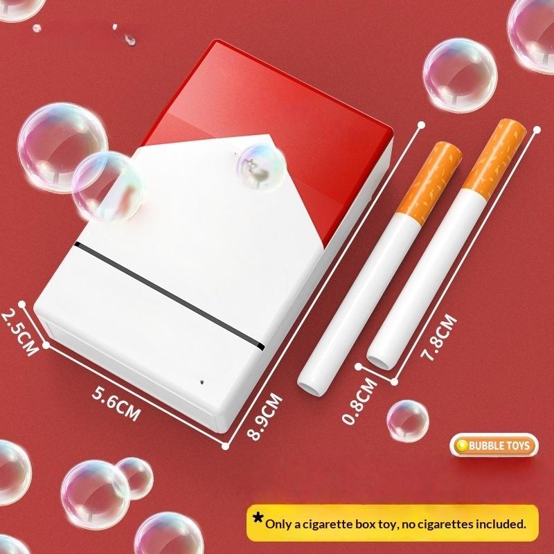 2 Stück Mini-Seifenblasenstab Handheld-Seifenblasenpfeife Requisite Streich Kreativer Zigaretten-Seifenblasenstab Party-Atmosphäre Schaffendes Werkzeug