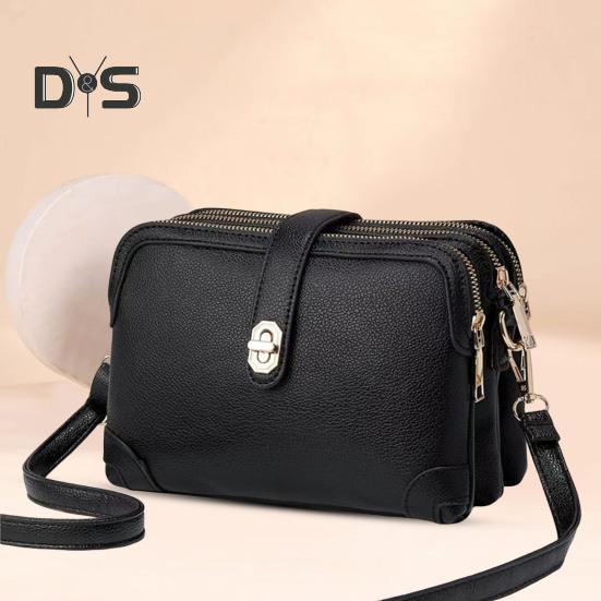 Dámská kabelka přes rameno s odnímatelným nastavitelným ramenním popruhem, více kapes, crossbody taška nebo peněženka na telefon, kosmetická kabelka z umělé kůže na cesty