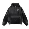 Unisex Streetwear Oversized Graphic Hoodie With 3D Print Thickened Cotton Blend Loose Fit Daily Wear
