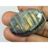Natural Labradorite 26X40MM Oval Checker Cut Stone Cabochon Gemstone 73Cts. SK-2541