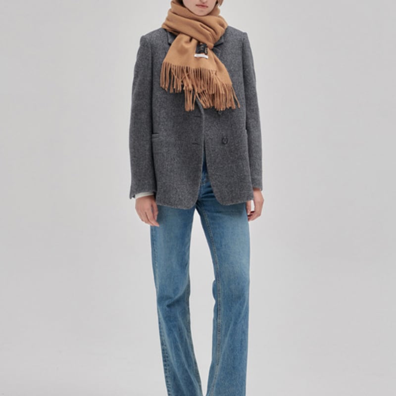 NILBY P 23WN cashmere muffler [3colors]