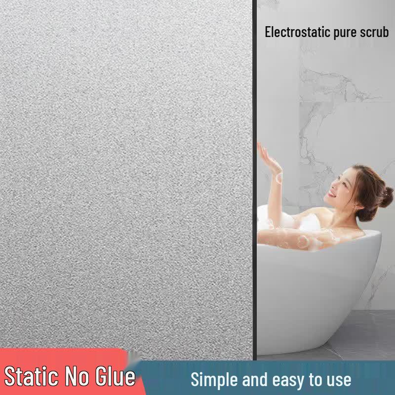 Static Cling Frosted Privacy Window Film