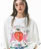 Soipeuyukaen Oversized Loose Fit Print T-Shirt