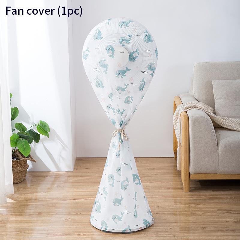 Portable Dustproof All-inclusive Electric Fan Dust Cover Household Floor Fan Cover Waterproof Protective Cover Accessories