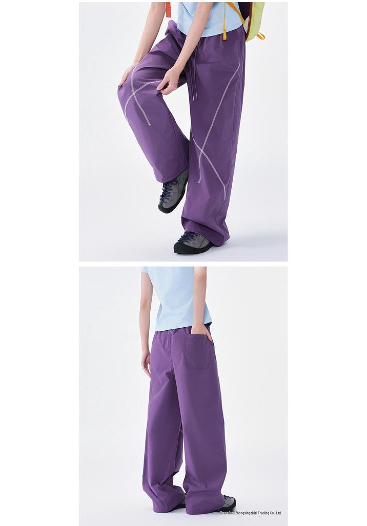 Unisex Spring/Summer Trendy Paratrooper Pants - Casual and Stylish American Workwear for Couples