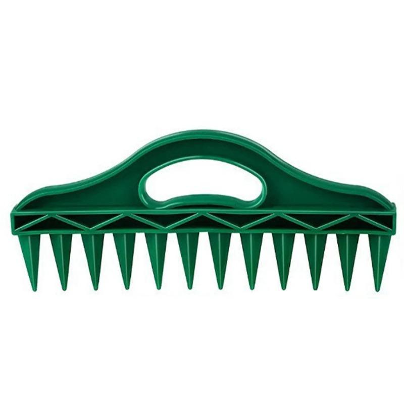 Hand Dibbler 12-Hole Fast Seeding Garden Seeder Tool Seed-in Soil Digger and Soil Spacer Planting Aids for Efficient Gardening