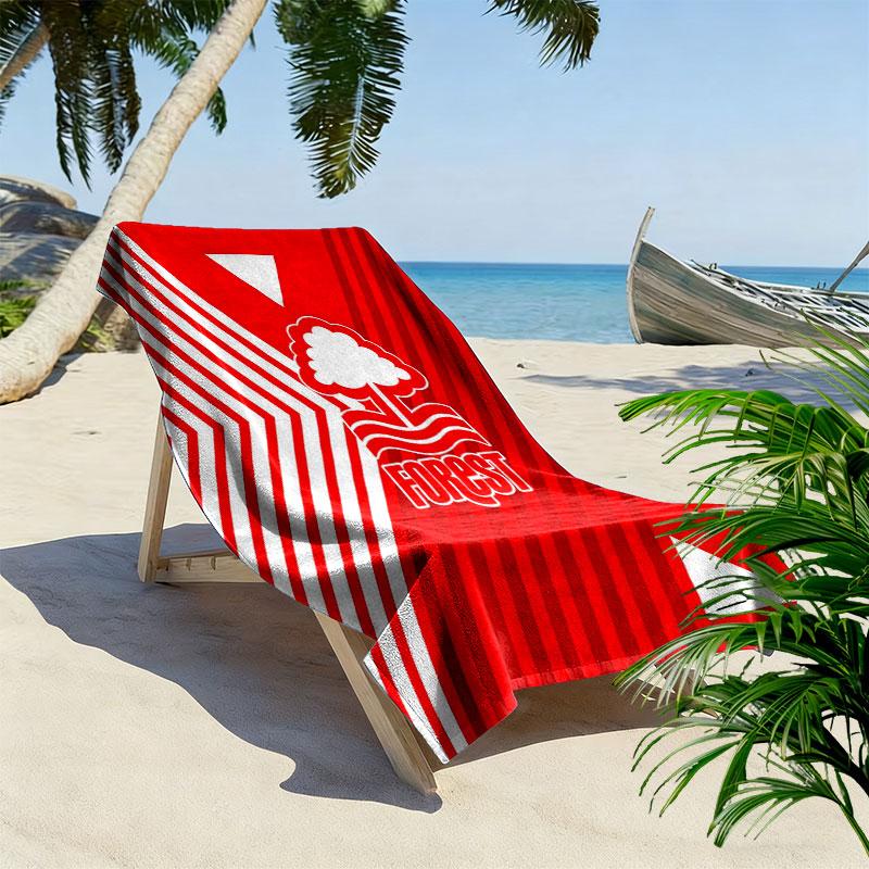 Forest Beach Towel, Large Soft Quick Dry Towel for Beach Camping Swimming