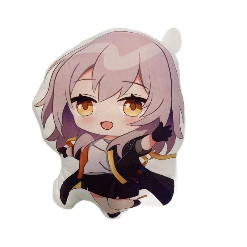 Anime Honkai Star Rail Plush Pillow Soft Crystal Velvet Hugging Cushion 45cm