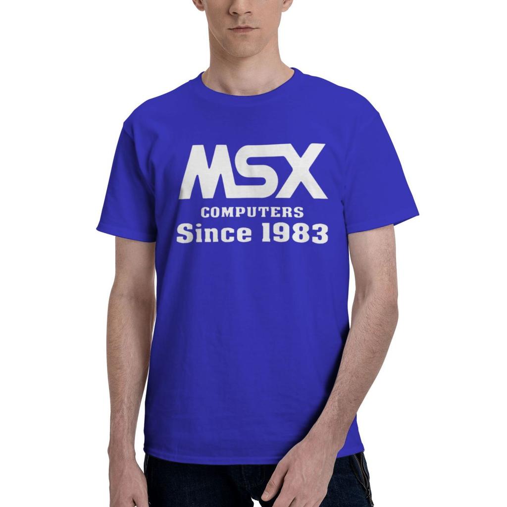 MSX Computer Since 1983 100 Cotton Casual Breathable Confortable Man Funny Mens TShirt Mens Tops