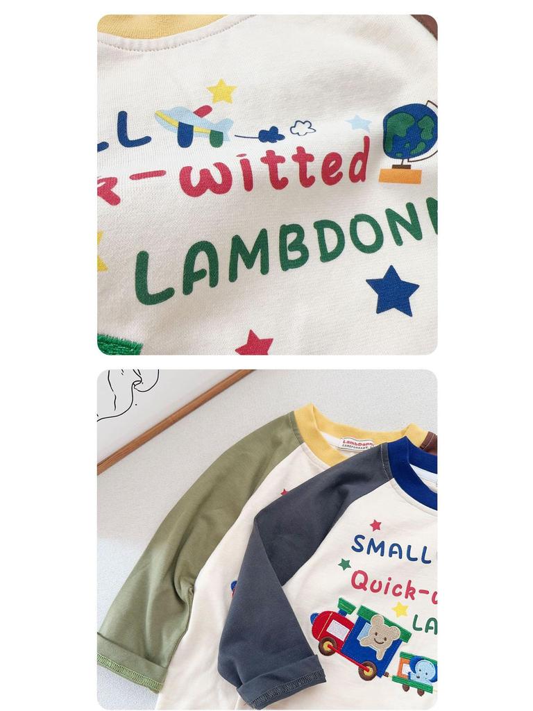 Children's Long-Sleeve Base Layer Top for Boys and Girls - New Autumn Style