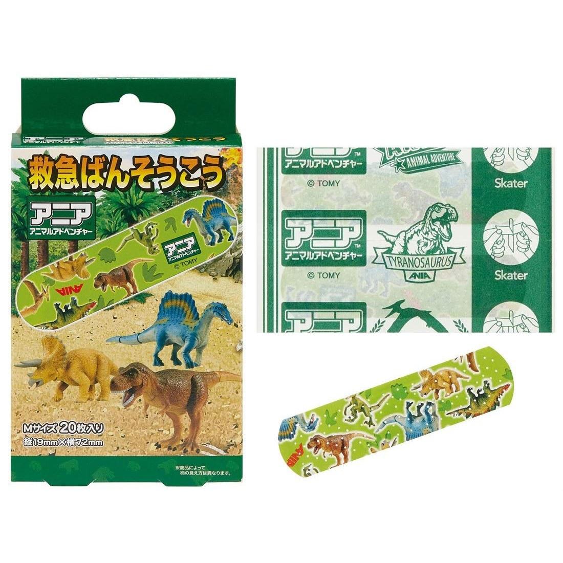 Skater first aid bandages M size adhesive Ania Animal Adventure Takara Tomy made Japan 20 pieces QQB1