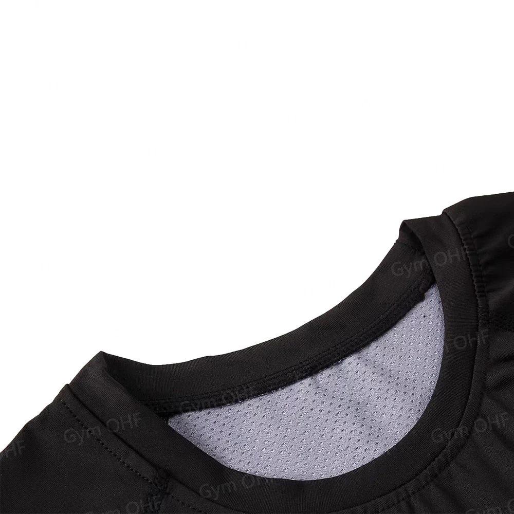 Men's Quick Dry Fitness Round Neck T-shirt for Running & Weightlifting