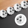 4Pcs Small Furniture Casters Wheel Sticky Pulley Appliance Sliders Self Adhesive Casters Wheel for Kitchen Appliances