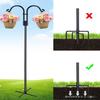 Wild Bird Feeding Stand with Hook for Garden Outdoor Decors Bird Bath Bird Feeding Station Hanging Bird Feeders