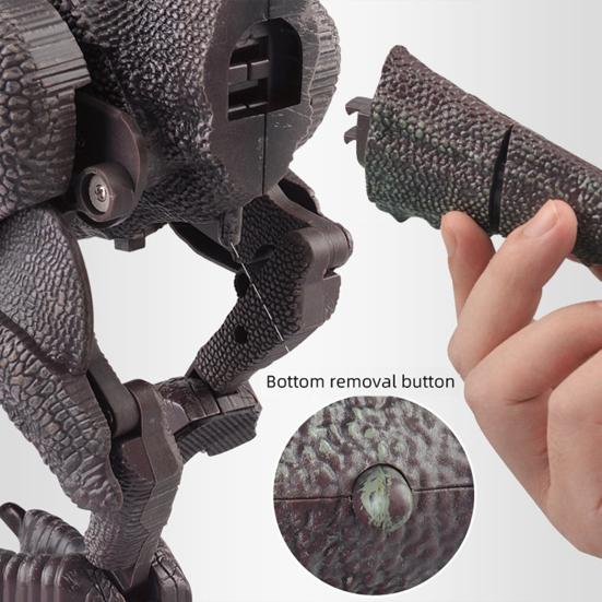 1 Set Simulated Simulation 2.4G Wireless Electric Dinosaur Toy 8CH Remote Control Birthday Gift