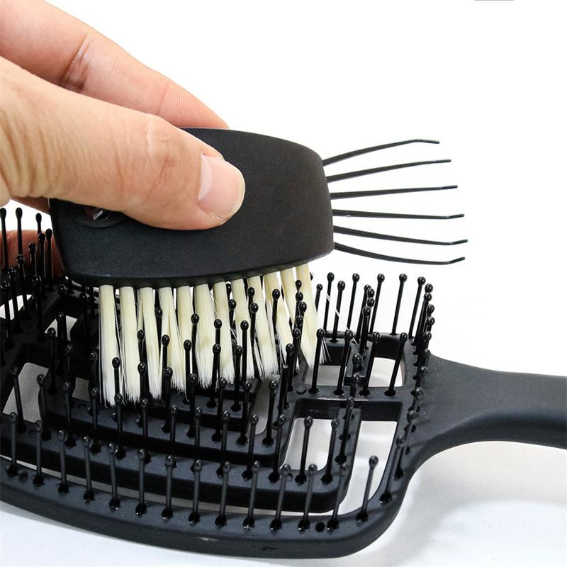 BEPAN Comb Hair Brush Cleaner Curls Hair Claw Hair Removal Tool Metal Cleaning Hook Remover Embedded Comb Cleaning Supplies Tool