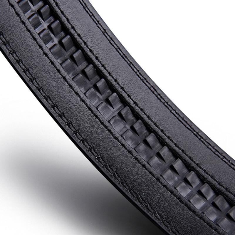 No Buckle Belt Leather Automatic Belt Leather Belt Without Buckle For Men Belt No Buckle Men Waistband Pant Belt