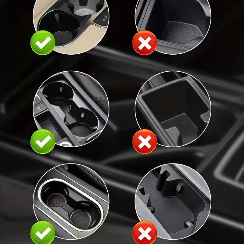 Car Water Cup Holder Car Drink Holder Multifunction Adjustable Cup Holder 360° Rotation Stable Anti-Slip Auto Parts Storage Box