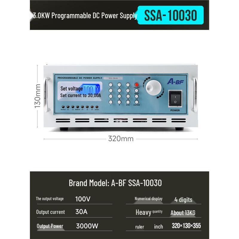A-BF/Uncommon SSA Programmable DC Power Supply 600W-3000W for Electronics Aging and Maintenance