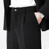 Men's Spring/Autumn Loose Straight Wide-Leg Casual Trousers
