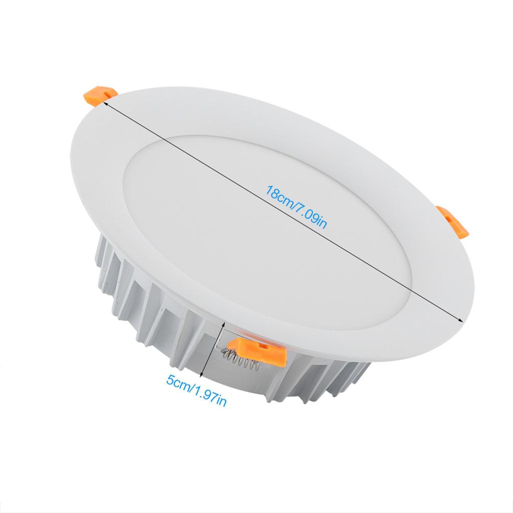 Milight 18W RGB+CCT Dimmable LED Panel Downlight Recessed Ceiling WiFi Light Bulb Lamp