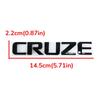 14,5x2,2cm ABS Chevrolet Cruze logotipui Automobilio kėbulo šoninis ženklelis Galinės bagažinės emblema Lipdukas Automobilio išorės apdaila