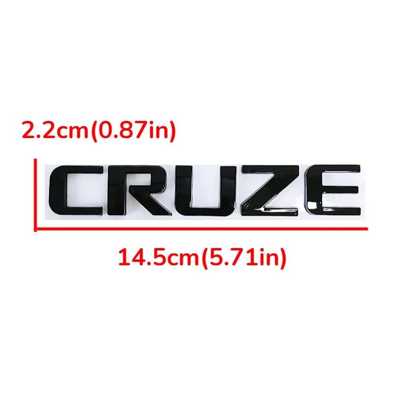 14,5x2,2cm ABS Chevrolet Cruze logotipui Automobilio kėbulo šoninis ženklelis Galinės bagažinės emblema Lipdukas Automobilio išorės apdaila