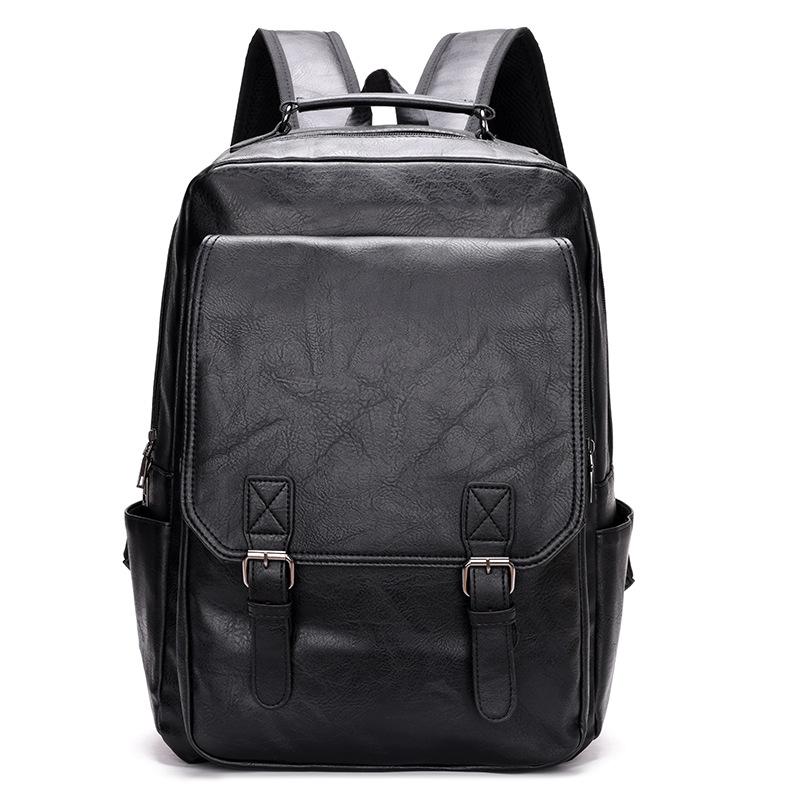 New fashion trend backpack, Korean version of student schoolbag travel large backpack, casual computer bag men's backpack