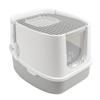 Large Fully Enclosed Cat Litter Box Front Entry Top Exit Cat Potty Toilet with Lid Litter Scoop