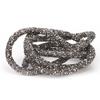 DIY Harz Diamant Kristall Strass Kette Besatz Band für Schmuckherstellung (Grau)