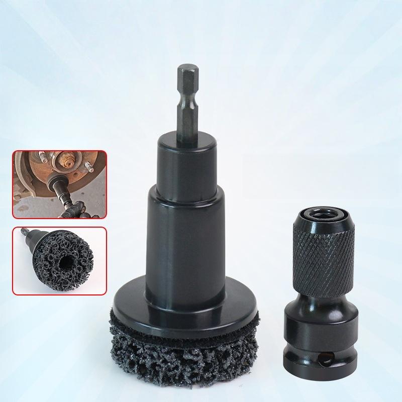 Automotive Wheel Hub Brush and Grinder Kit; Brake Grinding Rust Cleaner