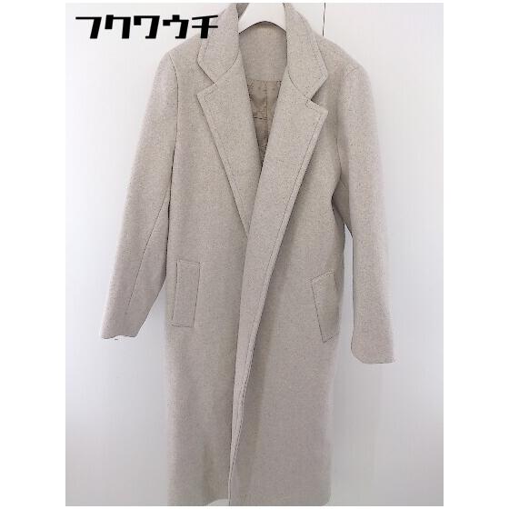 DHOLIC long sleeve coat with waist ribbon beige ladies [Used]