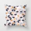 Ins Marble Geometric Print Square Pillow Cover Sofa Cushion Cover