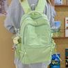 Japanese Style Light Solid Color Backpack Outdoor Travel Large Capacity Backpack Casual Versatile College Student Commuting Schoolbag
