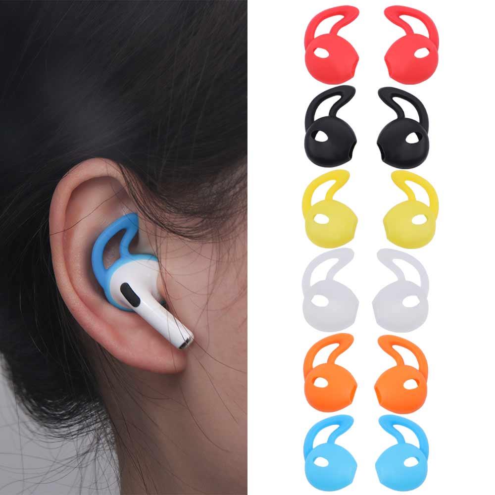 

1 Pair Silicone Silicone Earbud Covers Prevent Falling Off Earphone Holder Yoga синій