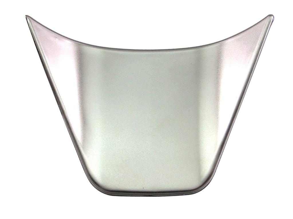 BRIGHTZ Harrier MXUA80 MXUA85 Stainless Steel Steering Panel Satin Silver