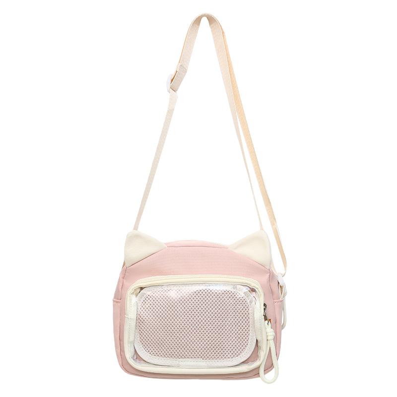 Fashion New Design Minimalist Cute Girls Ita Crossbody Bags Clear Window Pin Display Itabag Ladies Small Messenger Phone Purse