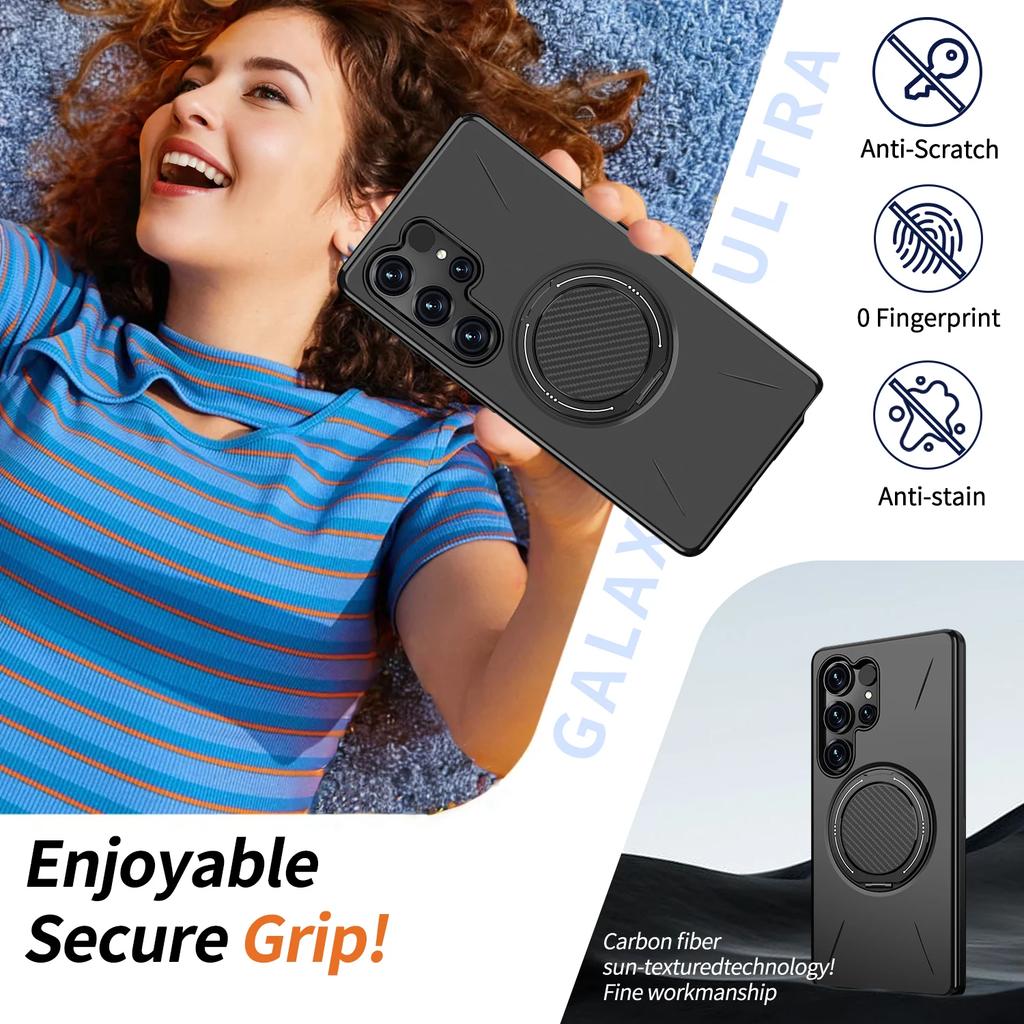 Ständer Halter Matte Hüllen Ring Hülle für Samsung Galaxy S25 FE A17 5G S23 Plus S24 Ultra A16 A26 A36 A56 A15 A14 A55 A35