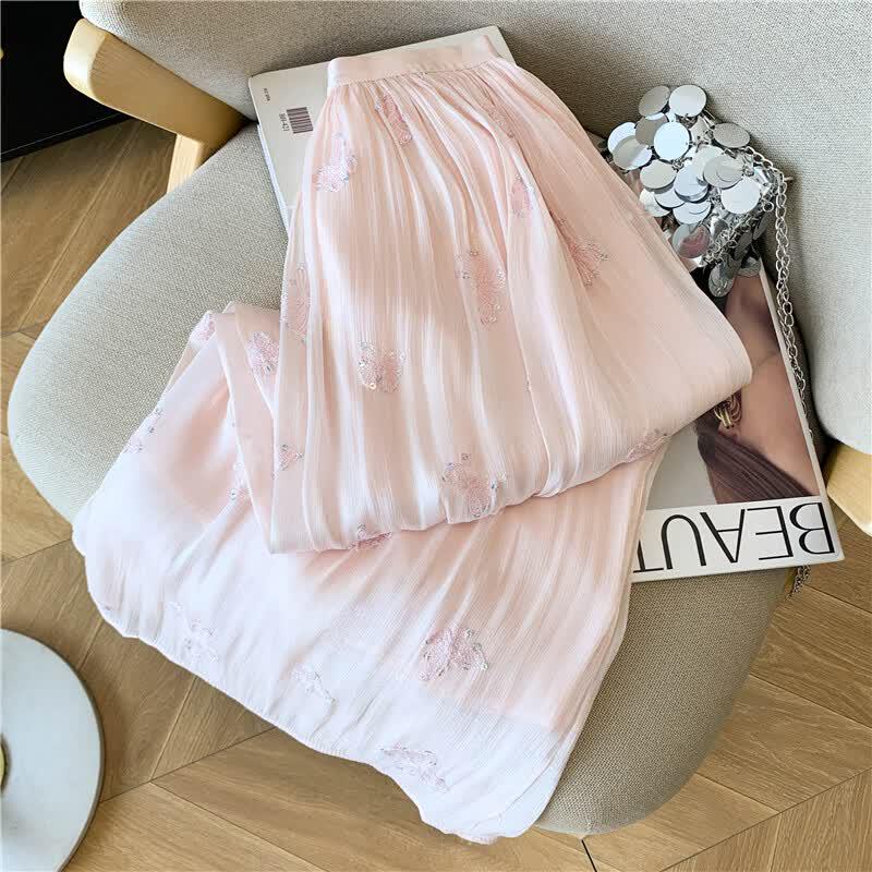 La Chapelle 2026 Korean Style Slim-Fit A-Line Skirt L