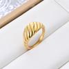 Wish Amazon's New Fashion Titanium Steel Ring Women's Retro Couple Trendy Men's Ring Jewelry
