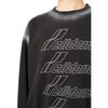 WE11DONE Ss22 Chest Logo Print Cotton Pullover Long Sleeve Sweatshirt Women Sweatshirt White WD-TS1-22-732-U-BW