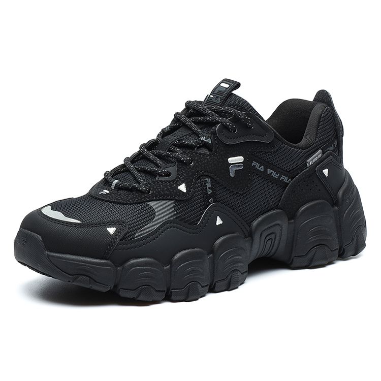 Fila Heritage-FHT Cat Paw 3.0 Retro Shock Absorbing Non-Slip Wear-Resistant Low-Top Casual Urban Commuting Running Shoes Women Sneaker F12W144123FBK