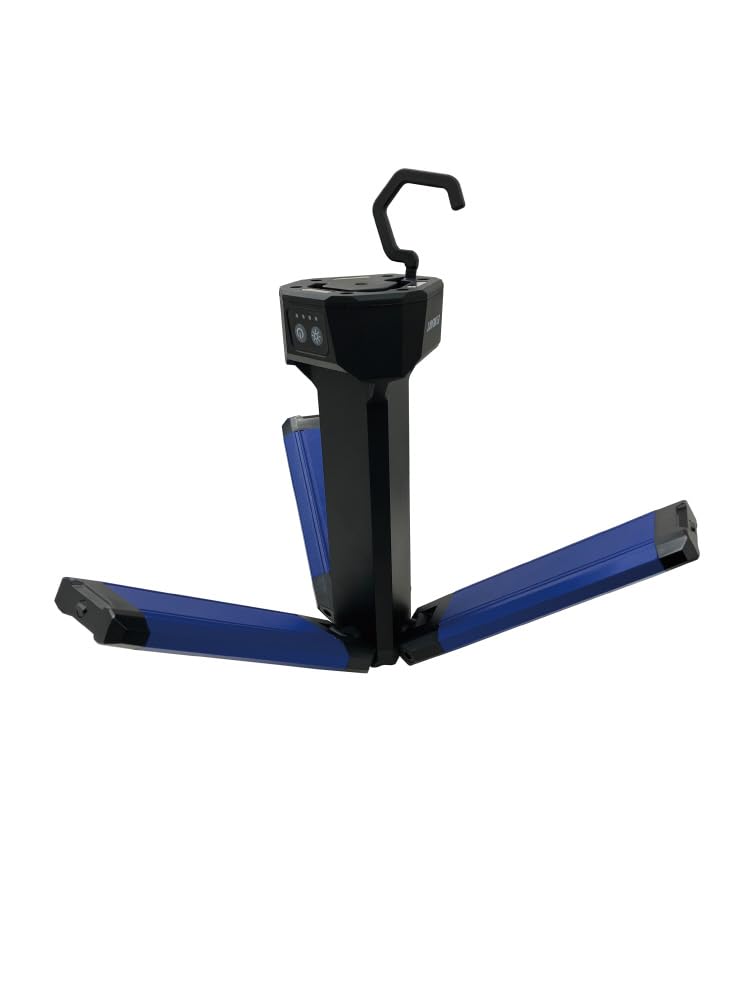 SIGNET Rechargeable LED Folding Stand Light, Type C Charging Port, Max 1800 Lumens, 96100