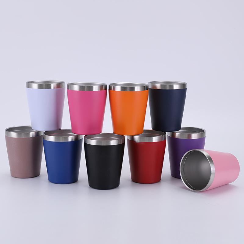 304 Stainless Steel Thermos Cup Home Office Fashion Milk Cup 5Oz Car Portable Car Cup