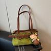 Korean Retro Niche Suede Underarm Bag Women's 2026 Early Spring Versatile Casual Work Commuting Shoulder Handbag